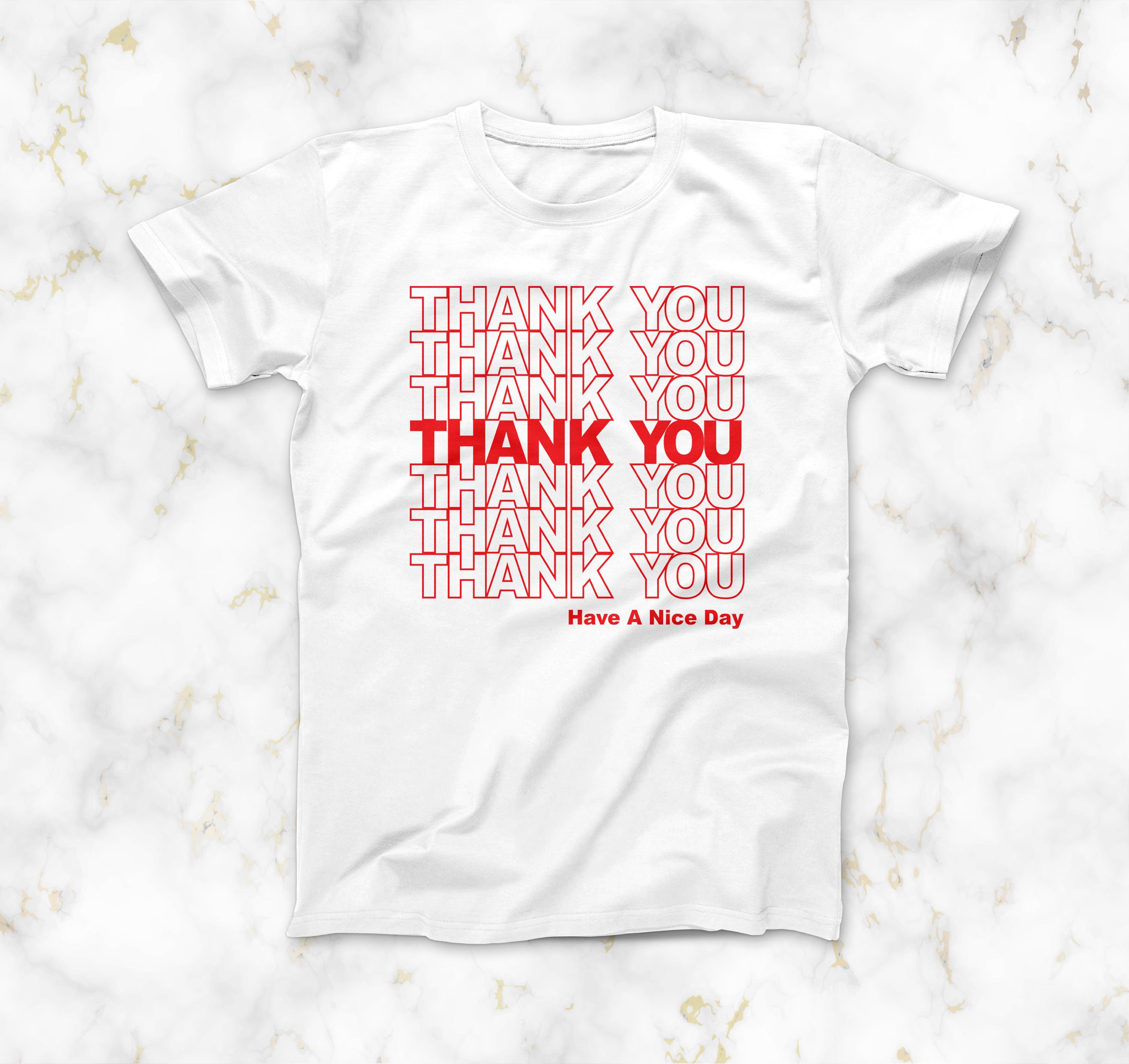 You Thank You Bag Inspired Tee Thank You - Etsy