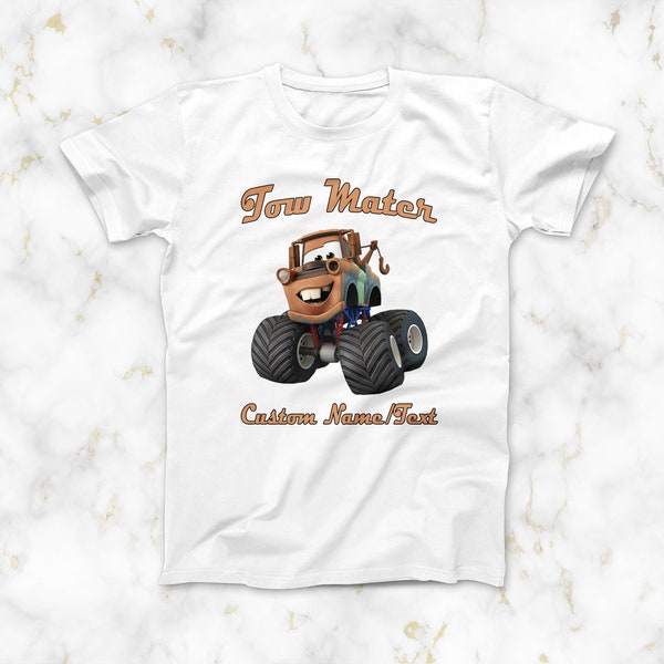 Tow Mater CUSTOM T-Shirt, Cars Cartoon Tee, Disney Tow Mater Shirt
