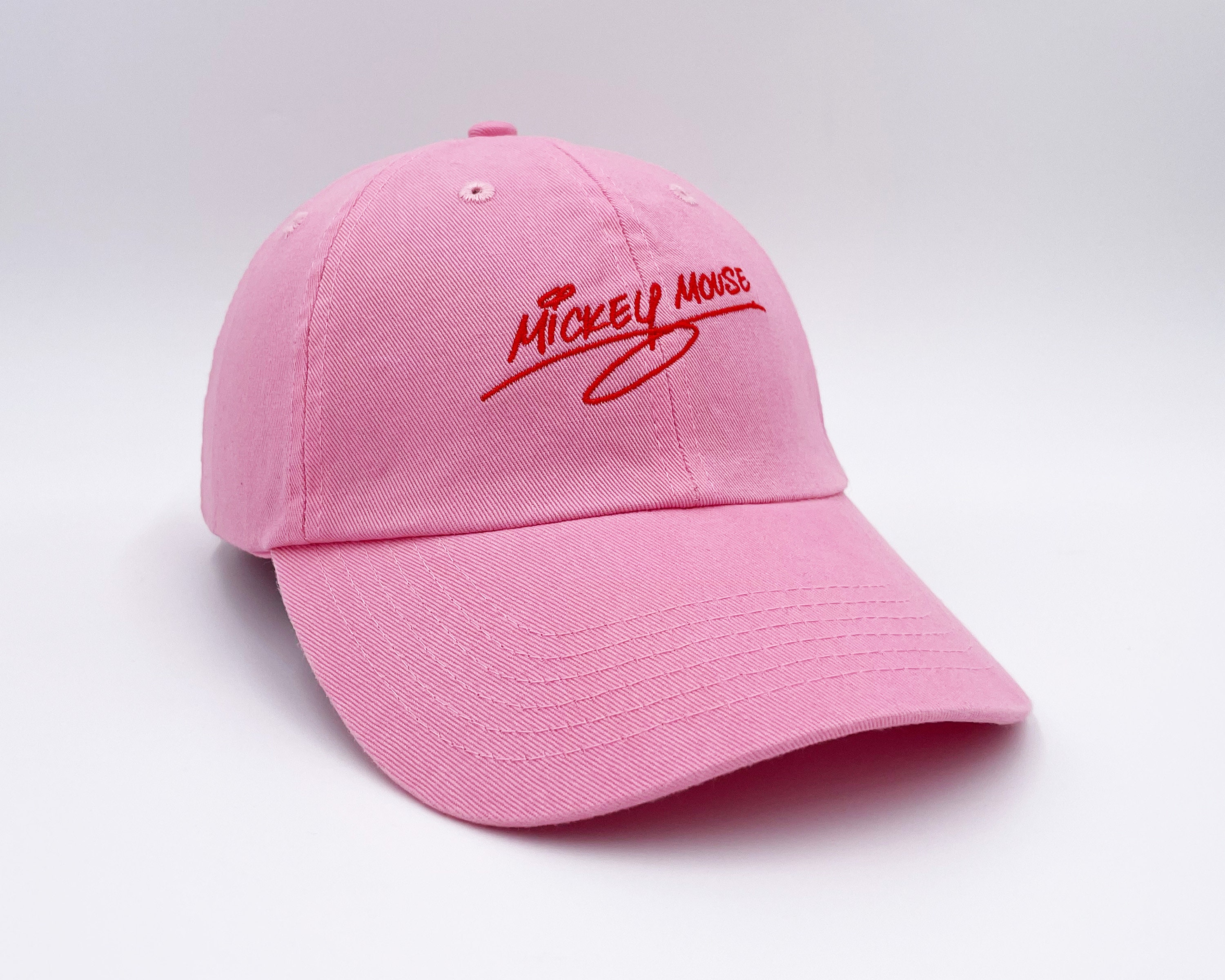 Disneyland Pink Customizable Cap with Mickey Mouse Plushies - NWT!! Mickey Co Friends Pastel Foam Trucker Hat, Womens Girls  main image 2