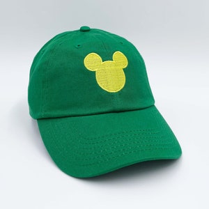 Mickey Head Embroidered Cap, Mickey Mouse Hat, Adjustable Adult Cap, WDW Disneyland 2022 Cap, Disney Stitched Cap