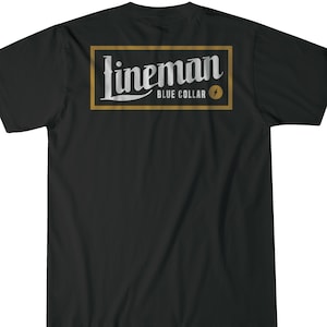 Camiseta de liniero, cuello azul, oficial, IBEW, Hermandad, Unión