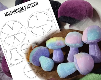 Mushroom Plush Pattern PDF