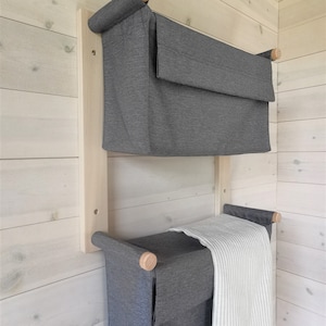 Korb Mit Deckel / Korb Und Organizer/Polyester Hängeaufbewahrung/Wand Organizer/Nordischer Korb/Wäschetasche/Van Organizer/Camper Aufbewahrungskorb