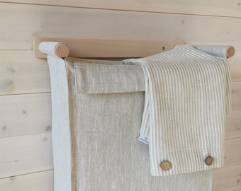 Hamper With Lid/Laundry Basket With Lid/Hamper/Linen Hanging Storage/ Wall Organizer/ Zero Waste/ Toys Organizer/ Nordic Hamper/Laundry Bags