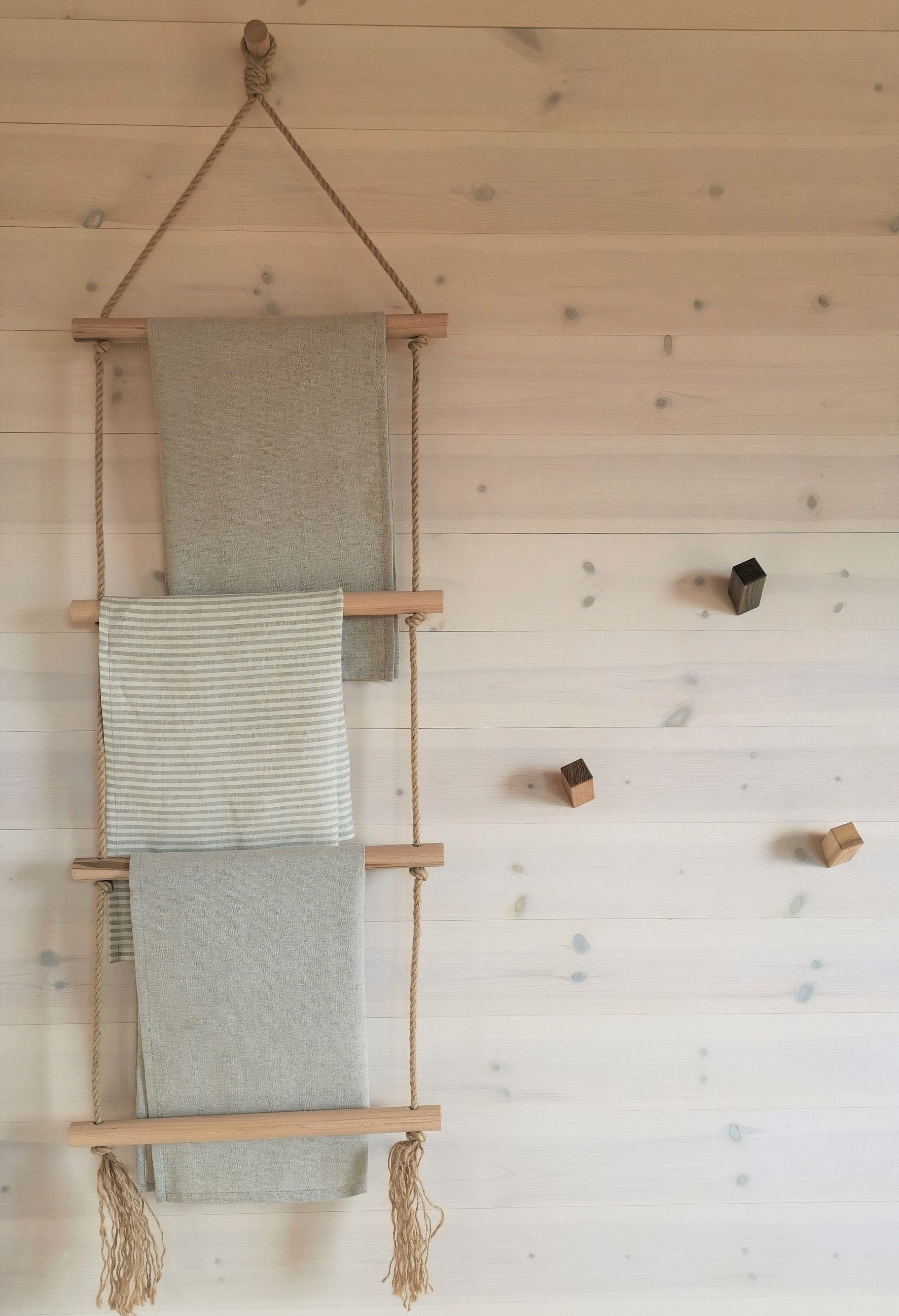 Ladder Shelf/towel Rack/towel Rail/blanket Ladder/towel Etsy