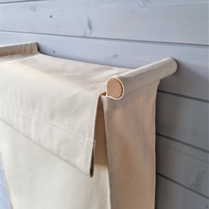 Laundry Basket With Lid/Hanging Storage/Cotton Organizer/ Clothing Storage/ Toys Organizer/ Nordic Hamper/ Laundry Bags/ Slim Basket
