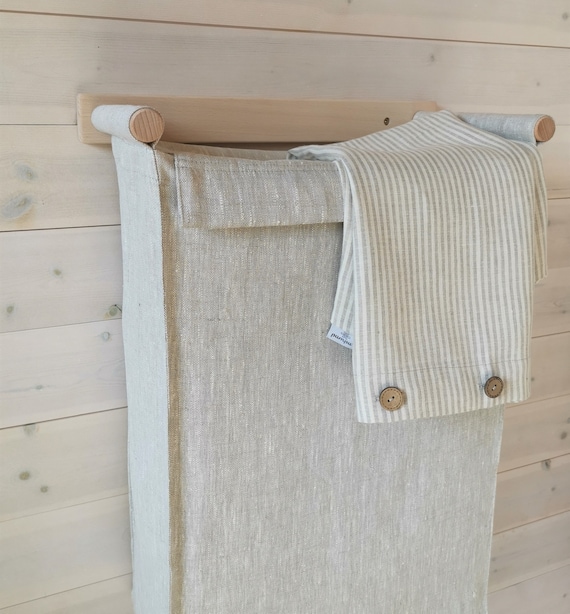 Wäschekorb mit Deckel: Hängender Wäschekorb, Wand Organizer