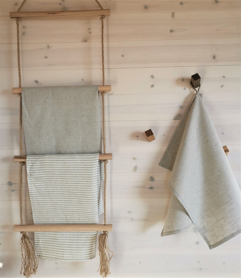 Ladder Shelf/towel Rack/towel Rail/blanket Ladder/towel Etsy