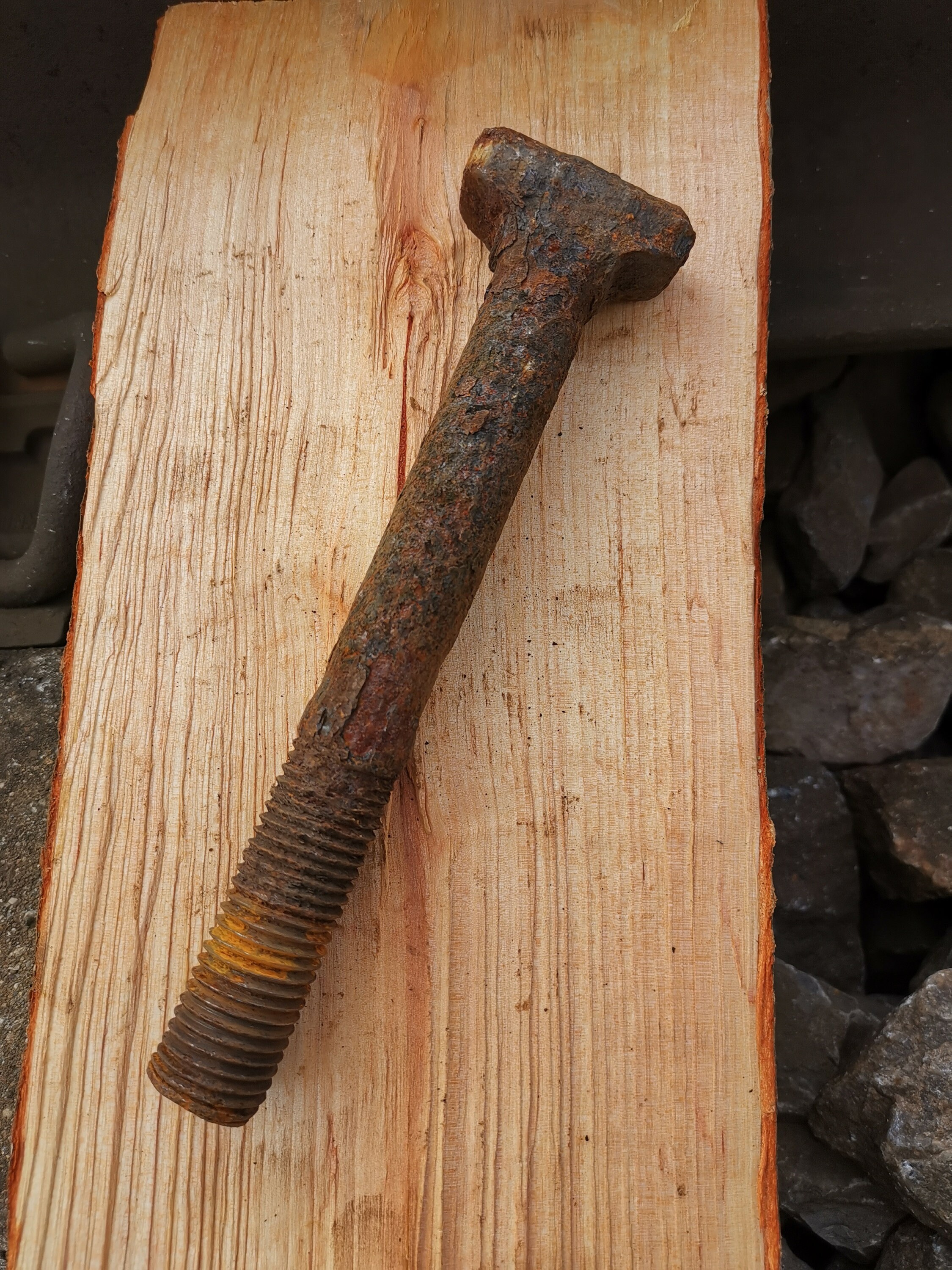 Vintage Iron Railway Bolts Set: Rustic Patina Screws - Etsy