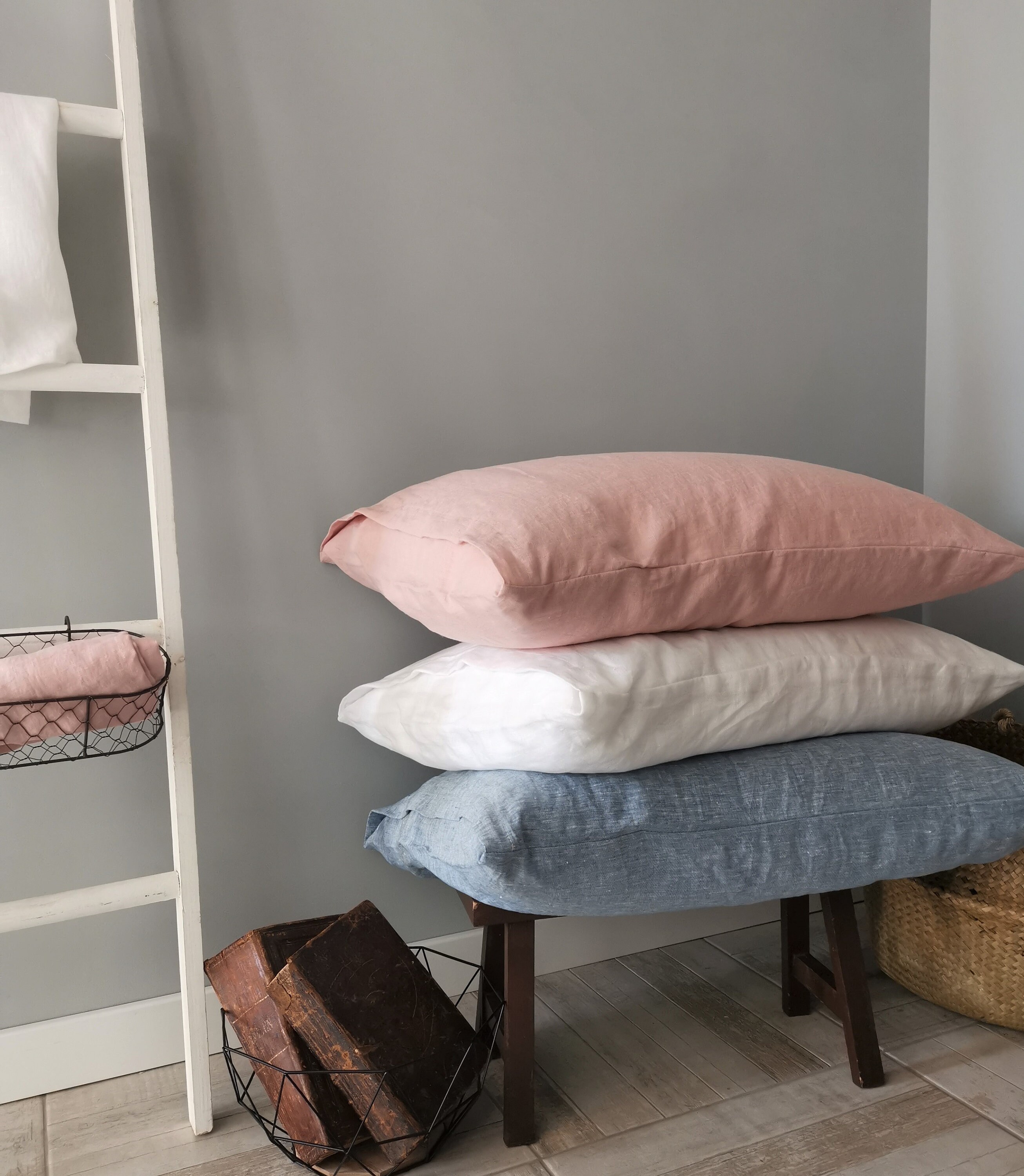 Linen Pillow Case/Pillow Cover/Linen Pillowcase/ Linen Pillow Etsy