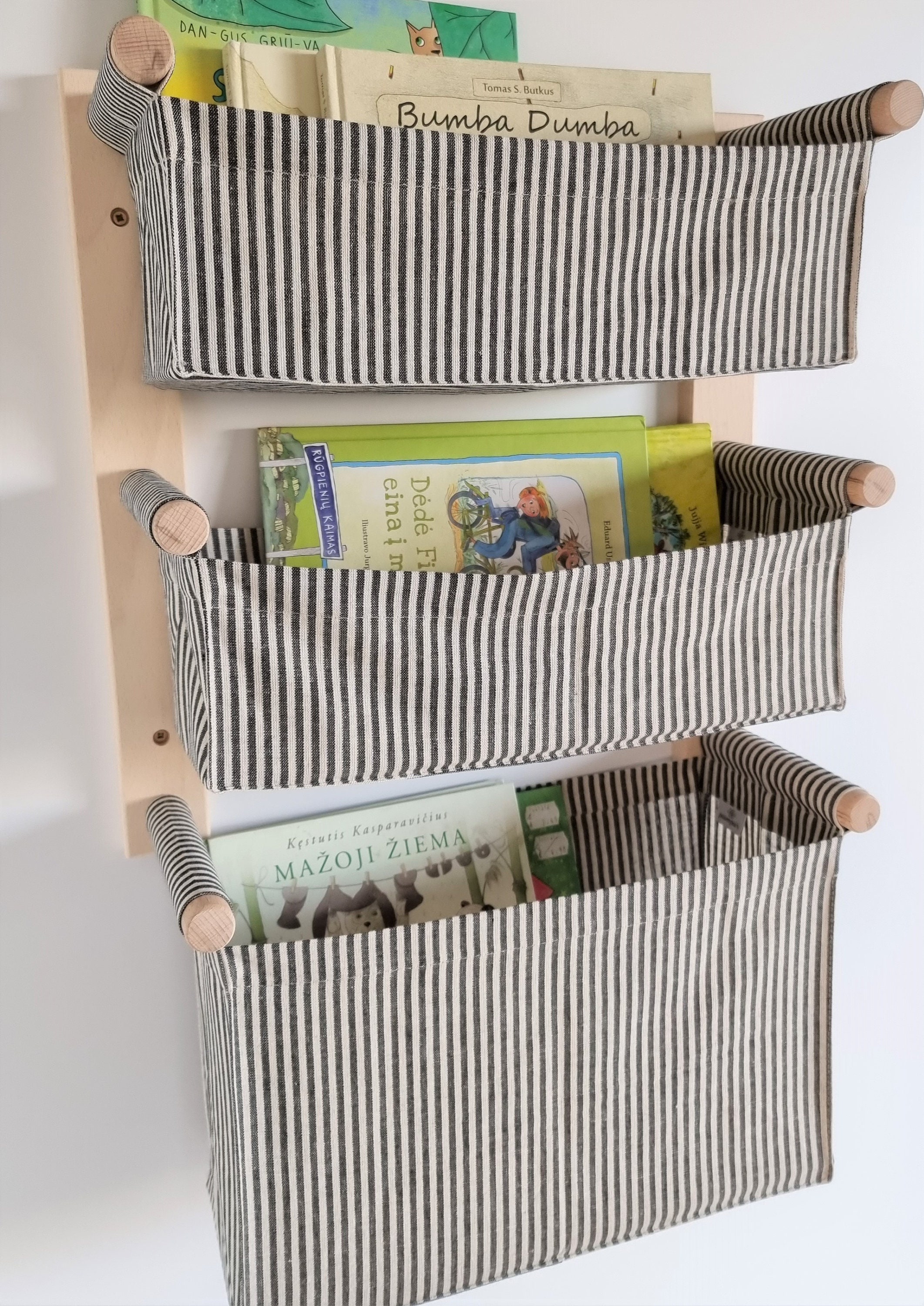 Wall Hanging Basket/ Storage Basket/ Hanging Organizer/ Etsy