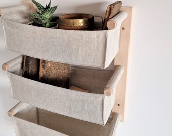 Organizer Basket/Storage Basket/Organizer Bag/Multi Storage Box/Book Shelf/Hanging Wall Organizer/Wall Pocket/Home Organizer/Office  Bag