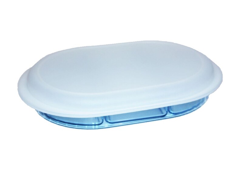 New Vintage Tupperware Serving Tray With Inserts Divided Oval Etsy Canada