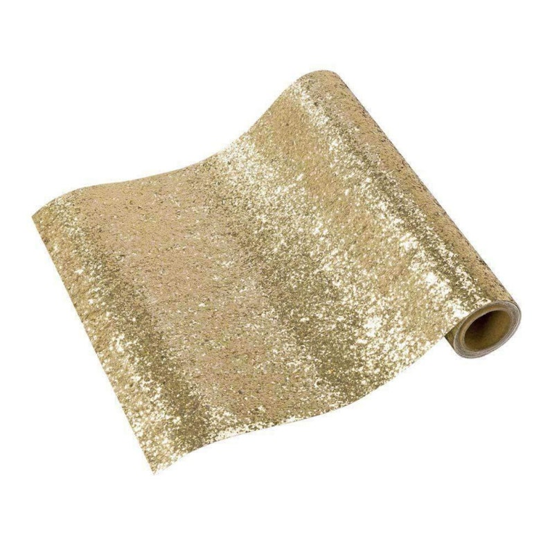Luxury Gold Table Runner Glitter Gold Table Runner Christmas Etsy