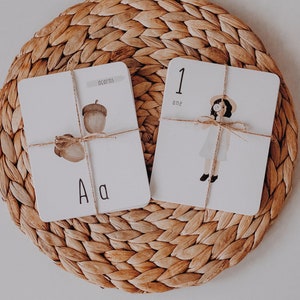 Alphabet de la nature + ensemble de cartes numérotées de la nature | ABC Flashcards, Alphabet Flashcards, Décor de pépinière, Décor de salle de jeux, École à la maison