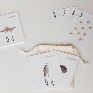 Alphabet animal + Ensemble de cartes de numéro d’objet | Flashcards ABC, Alphabet Flashcards, Nursery Decor, Playroom Decor, Homeschool