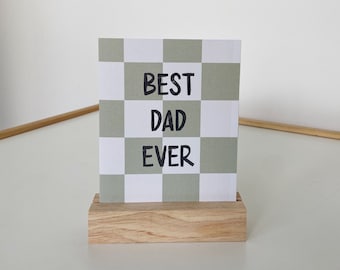 Father’s Day Card - Blank Card, Home Decor, Art, Modern, Minimalist