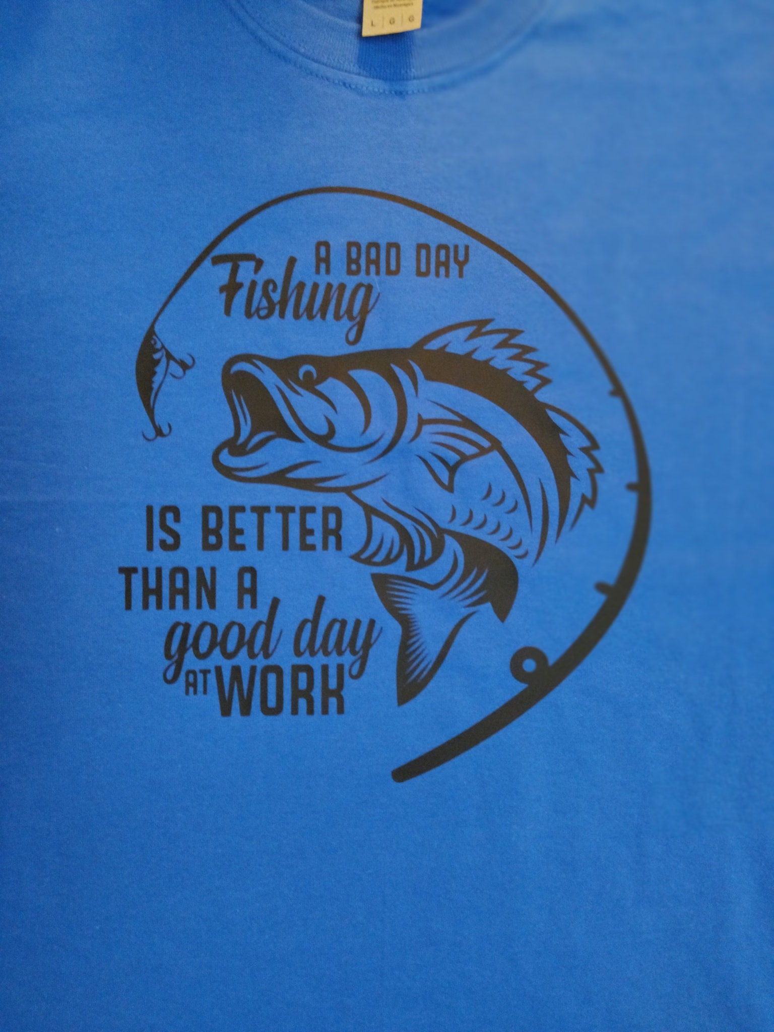 Bad Day Fishing is Better, Fishing, Dads Gift, Fathers Day, Good Day Fishing,  Funny T-shirt -  Canada