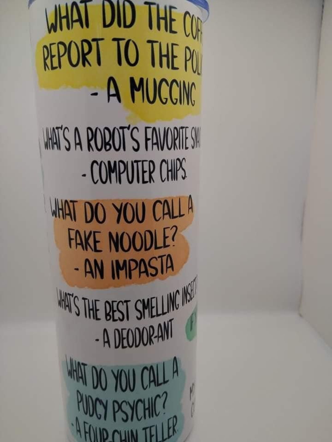 Stainless Steel Tumbler 20 Oz Dad Jokes, Hard for Get Fathers, Dad