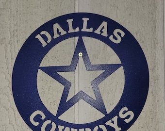 12 x 12 Dallas cowboys metal sign