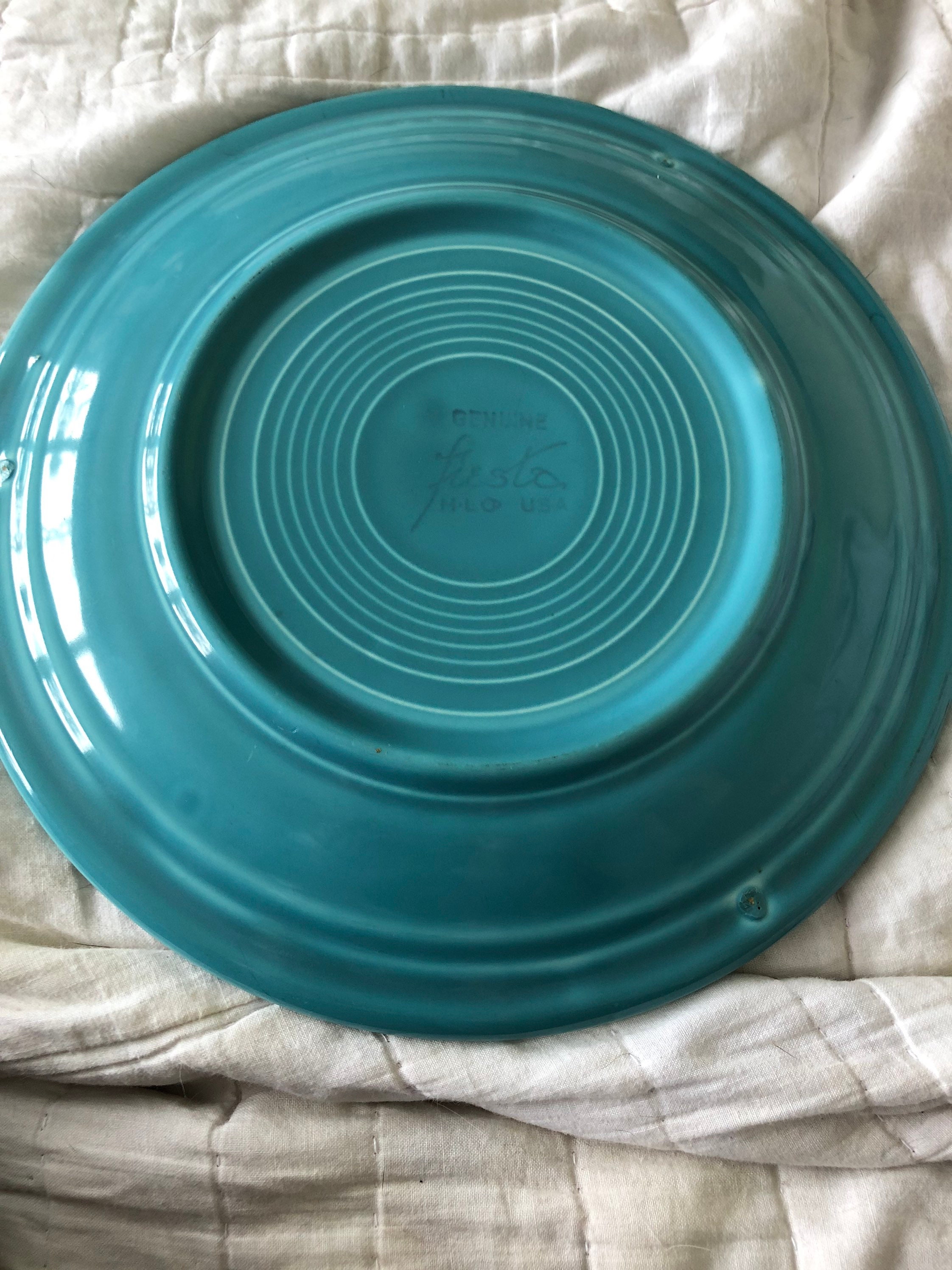 Original Turquoise Fiestaware Dinner Plate Etsy UK