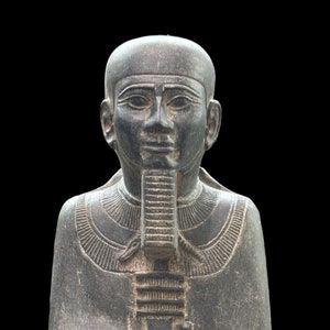 Path antique statue of Ptah, the god of creation in ancient Egypt, Sculpture statue skills in Egypt mythology museum hand-painted replica BC