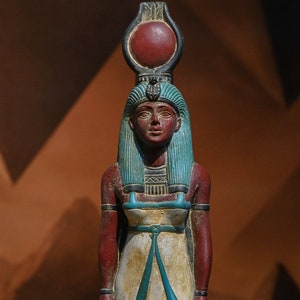 Hathor Nice statue of the Goddess of heaven, love, beauty,happiness,fertility-Egyptian Carved statues-Ancient Egyptian mythology