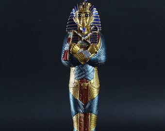 希少な古代エジプトの遺物 ツタンカーメン王のファラオ像 棺 紀元前