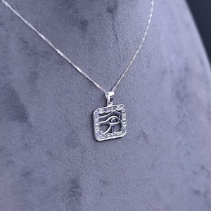 Eye of Horus Amulet - Egyptian Necklace - Nice Pendant - Egyptian Gift - Handmade - Replica - Egyptian Antique - Made in Egypt - BC