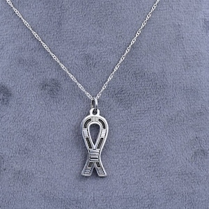 Egyptian Sa Silver Necklace: Handmade Ward Off Evil Amulet