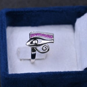 Eye of Horus ring amazing Ring the symbol of good luck ancient Egyptian ornament mythology Egyptian Gift Nice Jeweler Egyptian Ornaments BC
