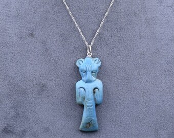 Agate Sekhmet Pendant: Egyptian Goddess Amulet