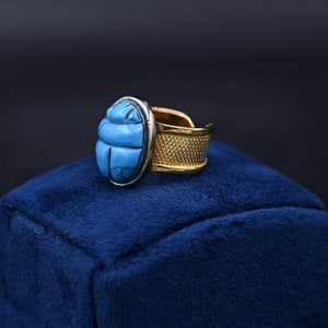 Gorgeous Scarab Ring | the ancient Egyptian Symbol of good luck,protection good life in the ancient Egypt mythology,religion | Made in Egypt