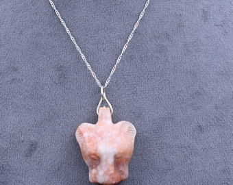 Agate Sekhmet Pendant: Egyptian Goddess Amulet