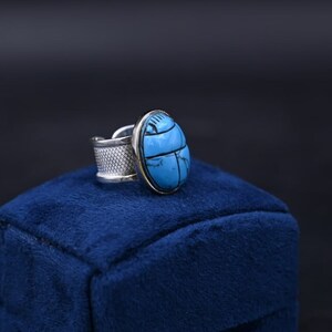 Gorgeous Scarab Ring | the ancient Egyptian Symbol of good luck,protection good life in the ancient Egypt mythology,religion | Made in Egypt
