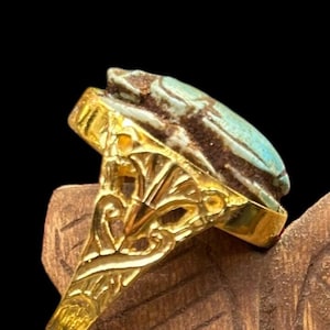Unique Scarab Ring | the ancient Egyptian Symbol of good luck,protection good life in the ancient Egypt mythology,religion | Made in Egypt
