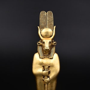 Gorgeous Statue-Antique Statue of Hathor-Egyptian Goddess of Love, Beauty, Happiness and Fertility-Nice Replica