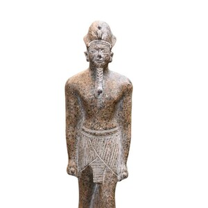 Estatua del faraón del antiguo rey hecha en Egipto-Antigüedad-Réplica