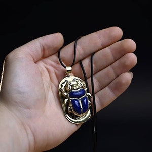 Scarab amulet-amazing amulet the ancient Egyptian symbol of good luck-good life-ancient Egyptian ornament-mythology Made in Egypt