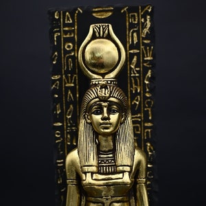 Hathor-Egyptian Goddess Hathor Happy and faithful face, Egyptian Hathor Goddess.