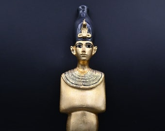 ツタンカーメン王像のレプリカ：古代エジプトのファラオの彫刻 - Etsy 日本