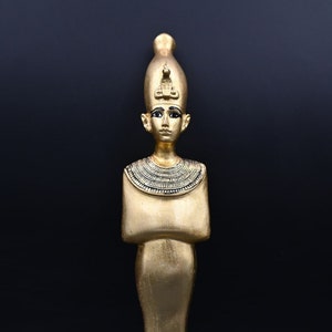 Tutankhamun Egyptian King Golden Pharaoh Egyptian Antiques Egyptian Home Decor Nice Gift Handmade Statue Replica BC