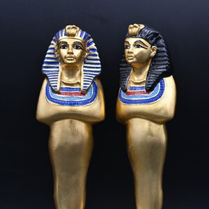 Tutankhamun Egyptian King Golden Pharaoh Egyptian Antiques Egyptian Home Decor Nice Gift Handmade Statue Replica BC