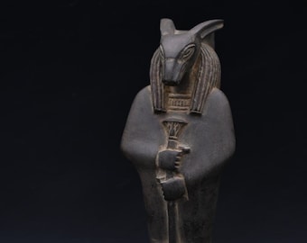 Pretty Sculpture statue of the god Seth made in Egypt