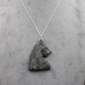 Nice Amulet of Sekhmet | Pendant of Sekhmet | Ancient Egyptian | Goddess of War in Egyptian Mythology | made of Agate stone | Made in Egypt