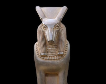 Basalt God Seth Statue: Egyptian God of Chaos Replica