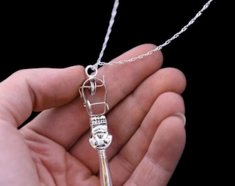 Hathor Sistrum Amulet Necklace | Egyptian Mythology Pendant