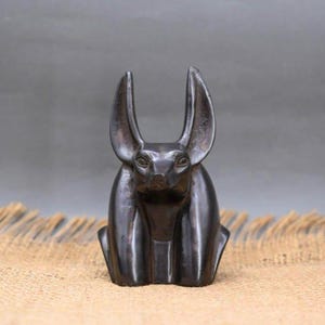Anubis Gott Statue Seltene Antik | Altägyptische Antiquitäten Pharaonischen B.C Stein Antiquitäten | Sammler Skulptur