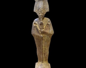 Handgesneden beeld van Osiris: oud-Egyptische steen uit de oudheid