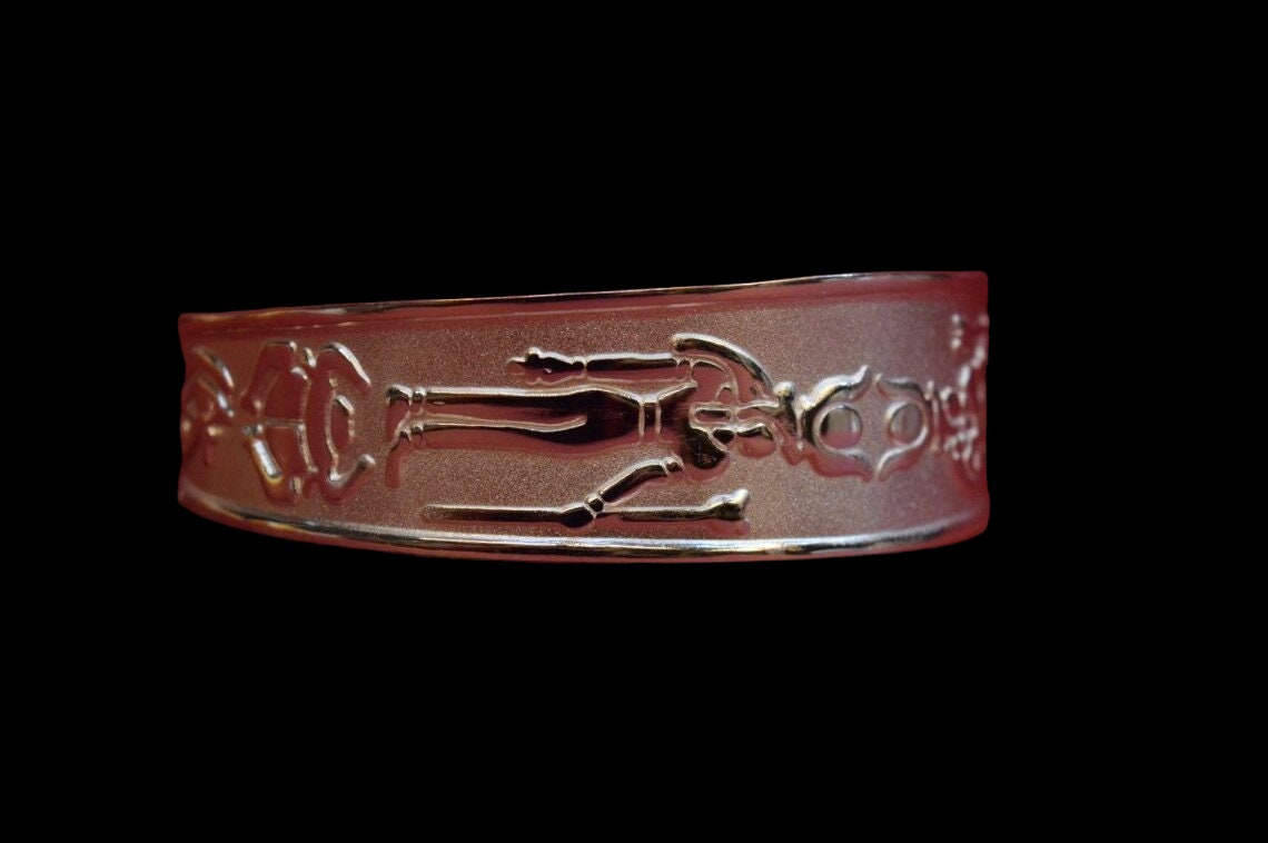 Wonderful Silver Hathor Handmade Bracelets, Egyptian Antiques